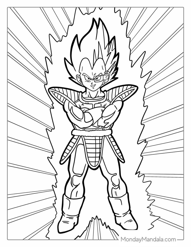 100 Exciting Dragon Ball Z Coloring Ideas 1