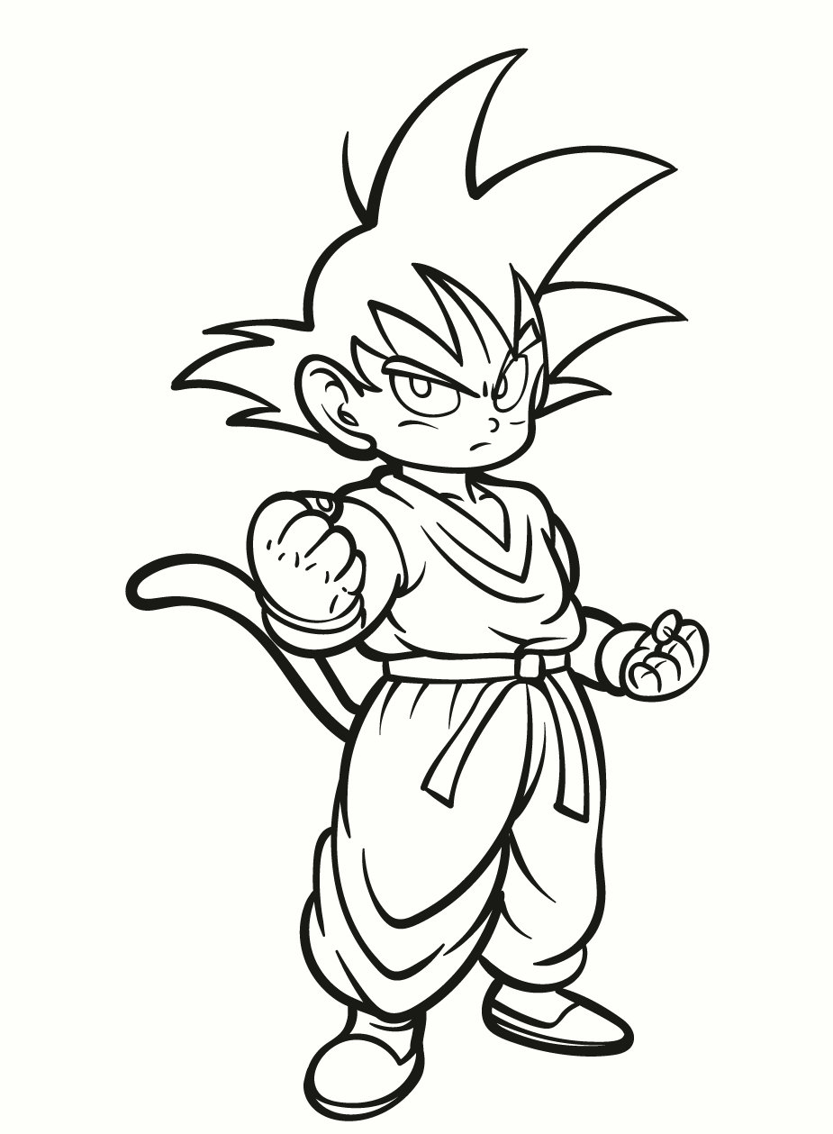 100 Exciting Dragon Ball Z Coloring Ideas 22