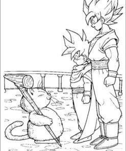 100 Exciting Dragon Ball Z Coloring Ideas 23