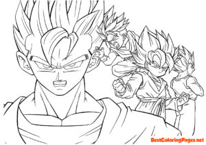 100 Exciting Dragon Ball Z Coloring Ideas 31