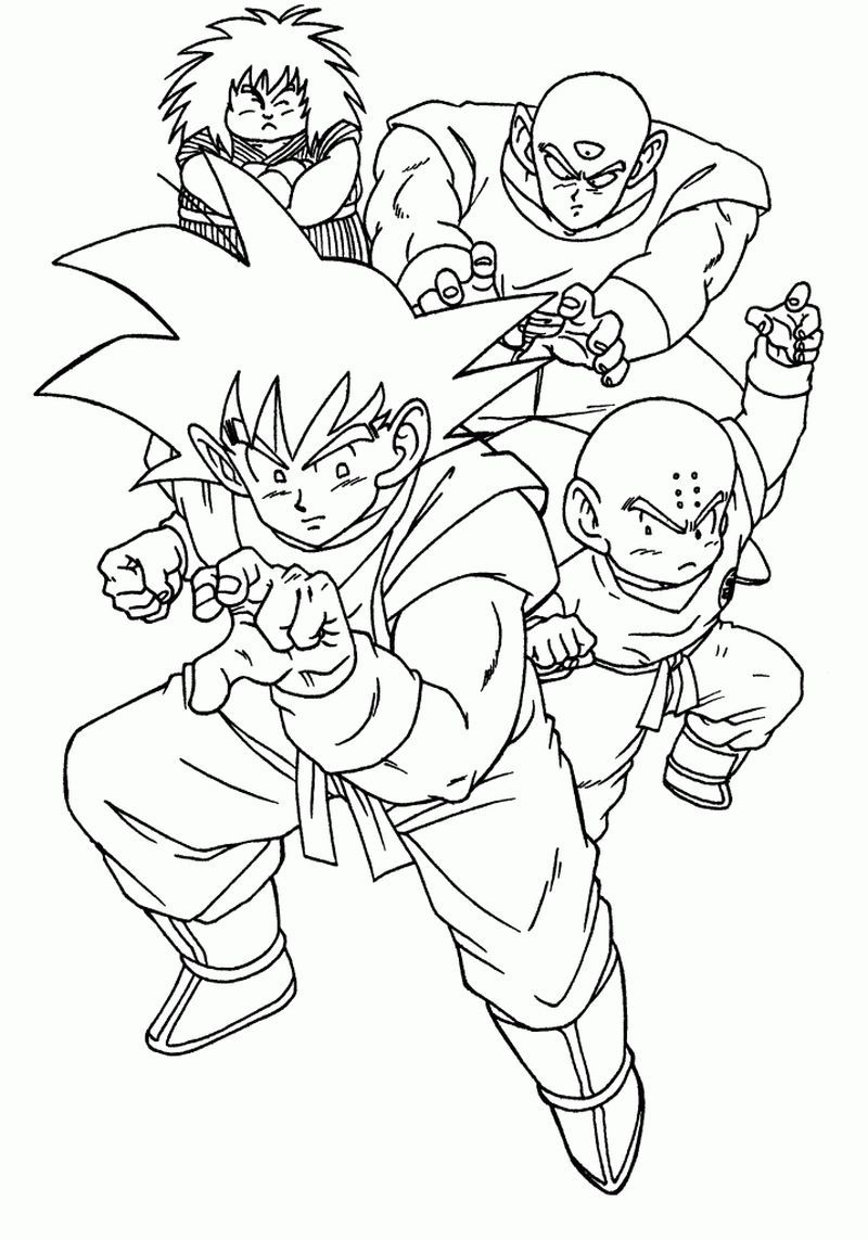 100 Exciting Dragon Ball Z Coloring Ideas 34