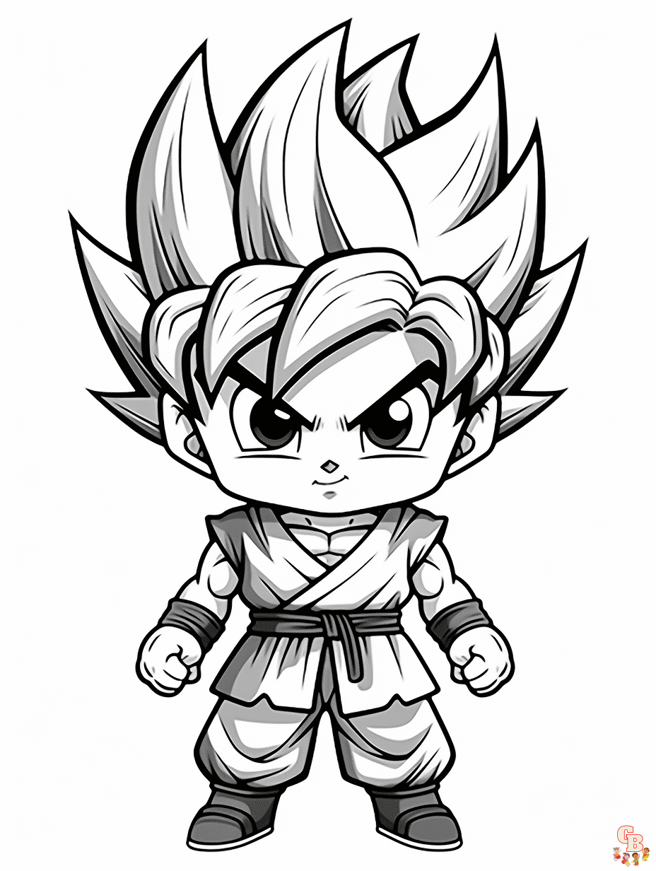 100 Exciting Dragon Ball Z Coloring Ideas 44