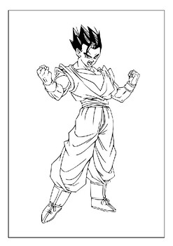 100 Exciting Dragon Ball Z Coloring Ideas 47