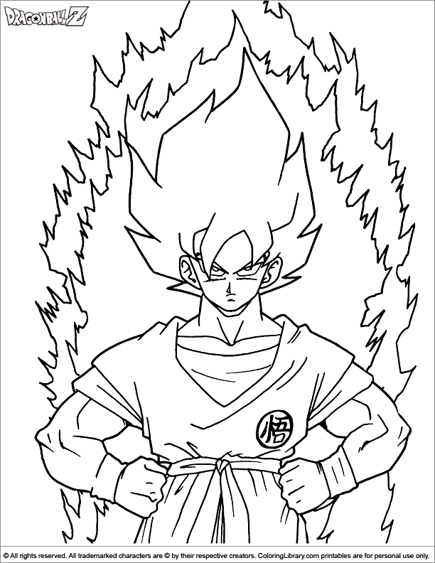 100 Exciting Dragon Ball Z Coloring Ideas 55
