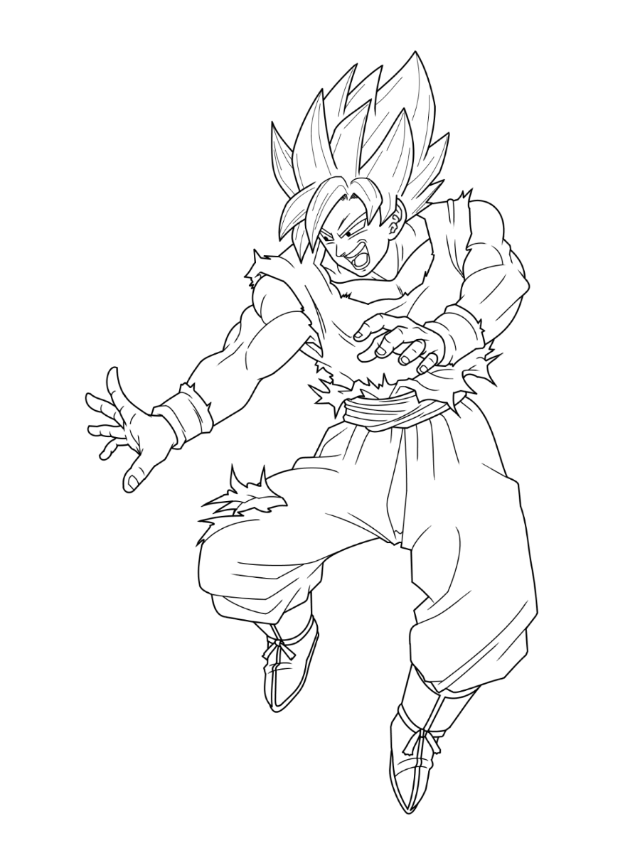 100 Exciting Dragon Ball Z Coloring Ideas 69