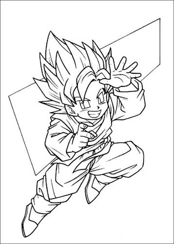 100 Exciting Dragon Ball Z Coloring Ideas 81