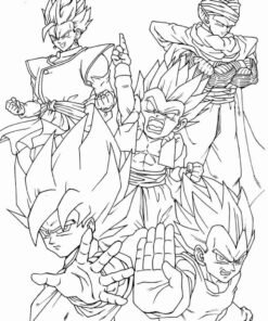 100 Exciting Dragon Ball Z Coloring Ideas 87