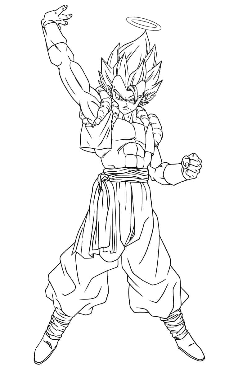 100 Exciting Dragon Ball Z Coloring Ideas 9