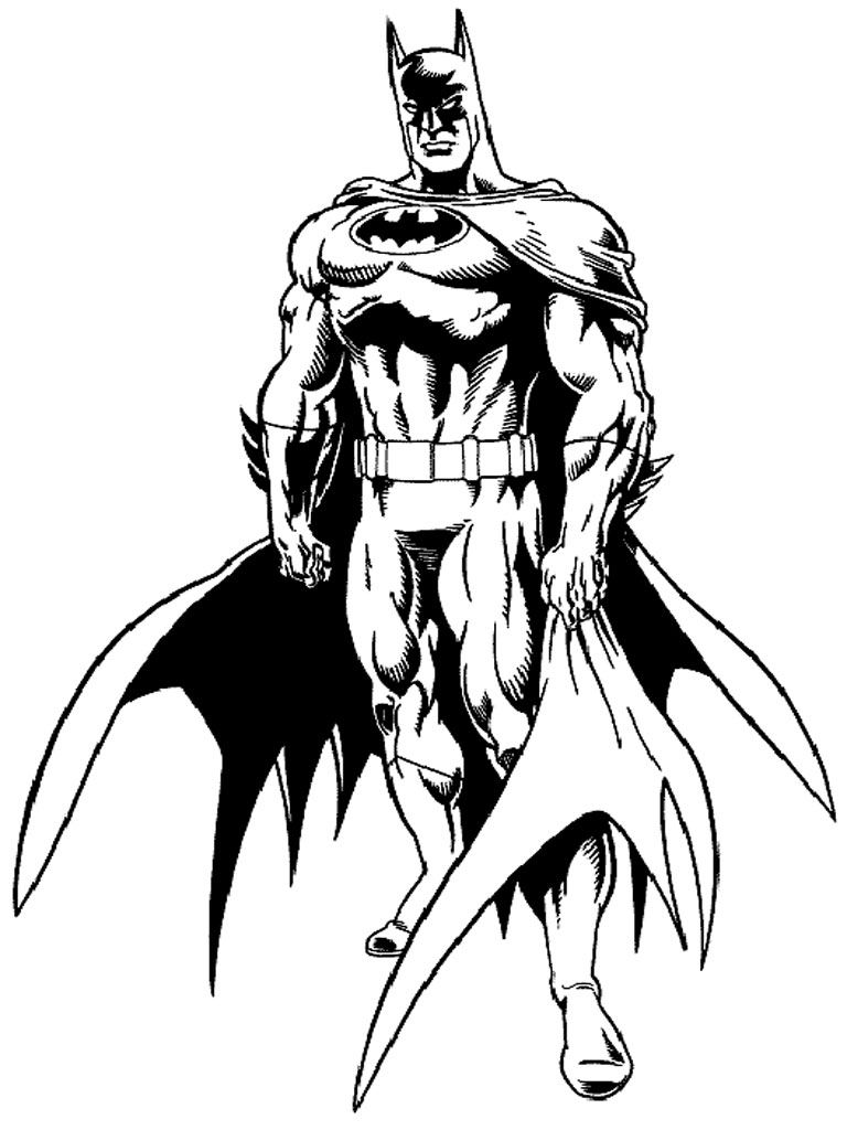 Batman Coloring Pages Free Printable 14