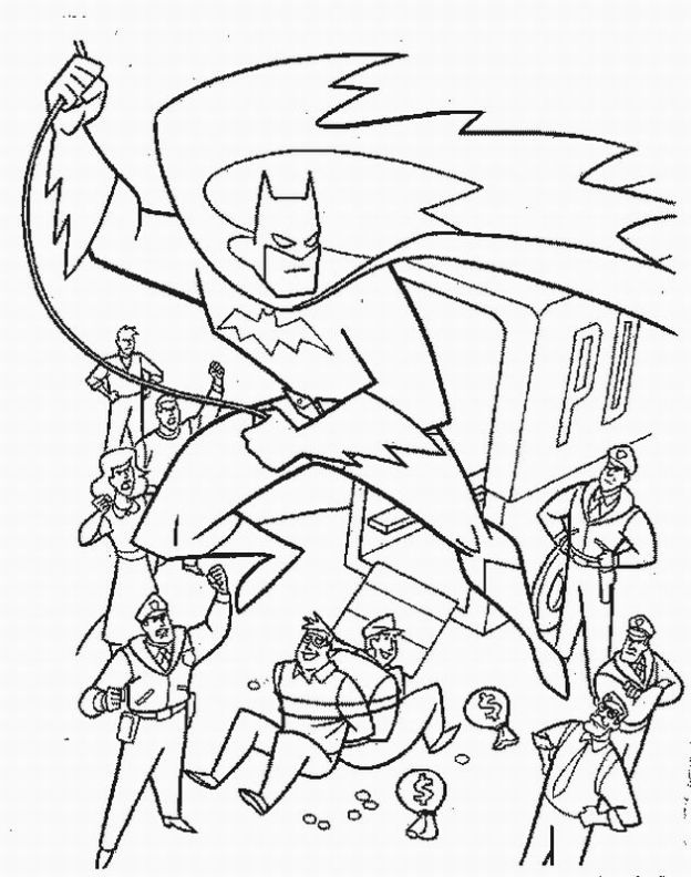 Batman Coloring Pages Free Printable 15