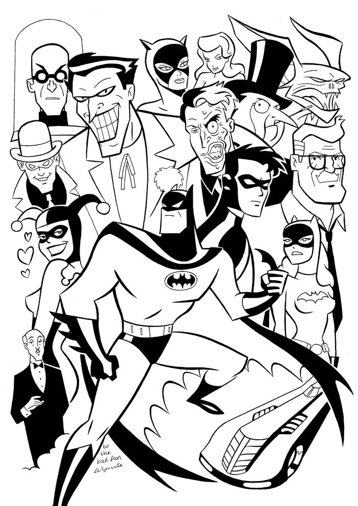 Batman Coloring Pages Free Printable 45