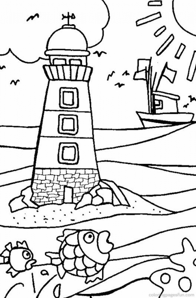 Beach Coloring Pages FREE Printable 135