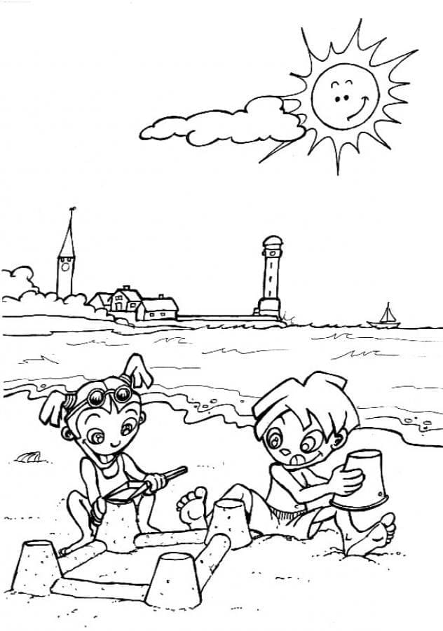 Beach Coloring Pages FREE Printable 16