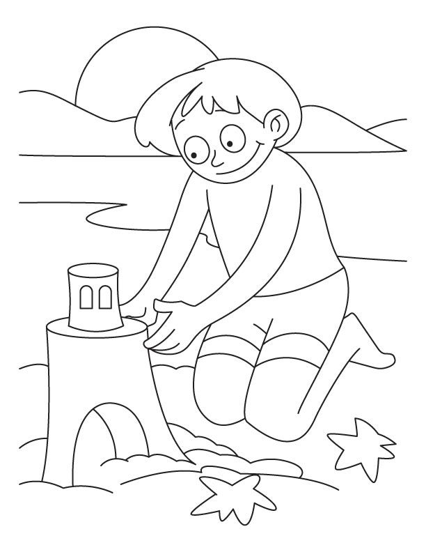 Beach Coloring Pages FREE Printable 19