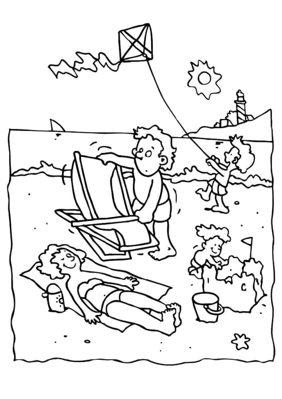 Beach Coloring Pages FREE Printable 20