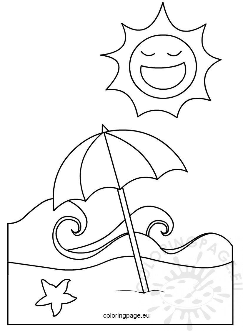 Beach Coloring Pages FREE Printable 27