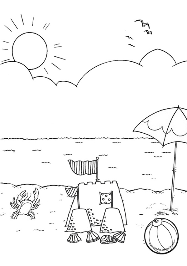 Beach Coloring Pages FREE Printable 28