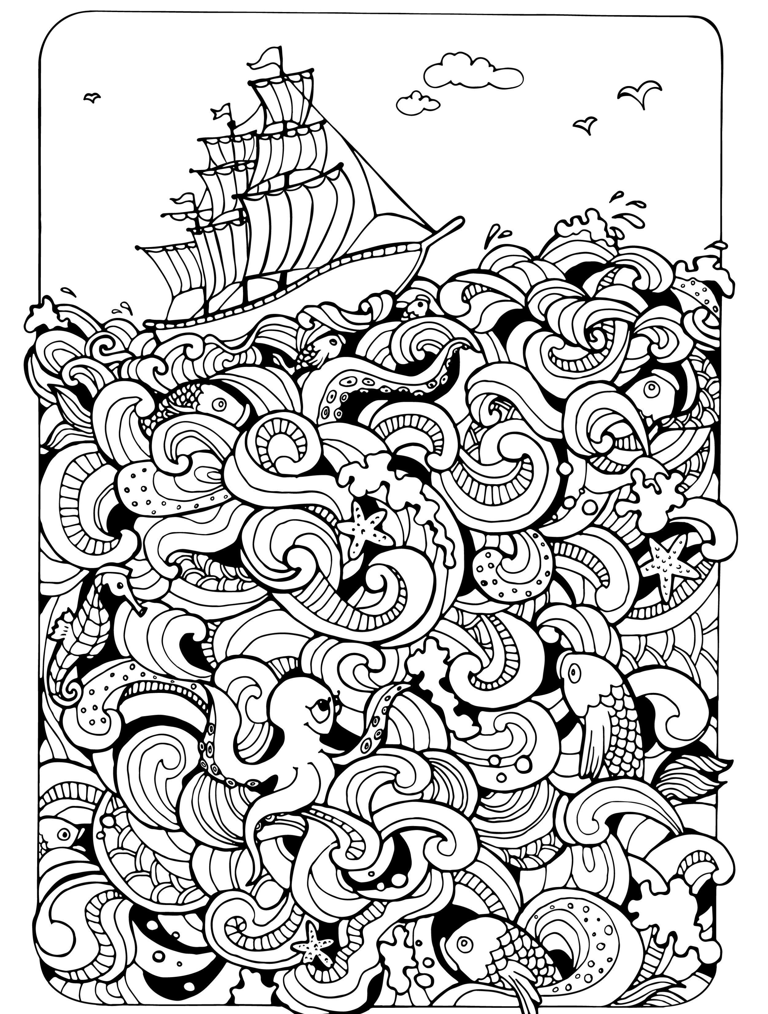 Beach Coloring Pages FREE Printable 33