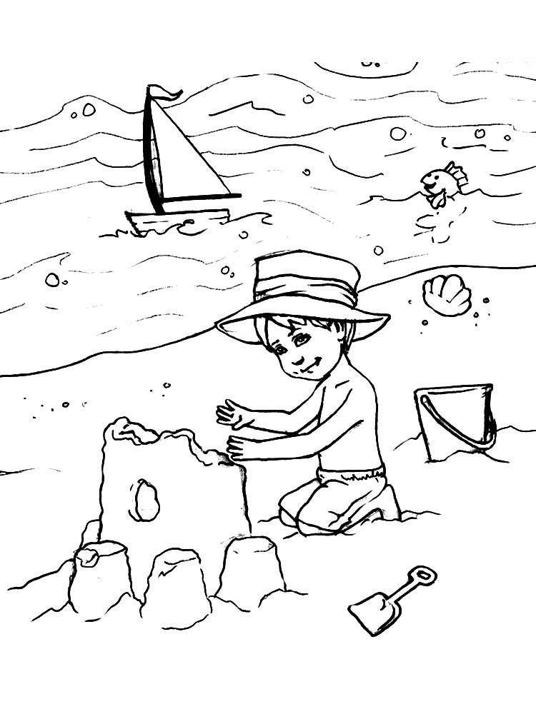 Beach Coloring Pages FREE Printable 34