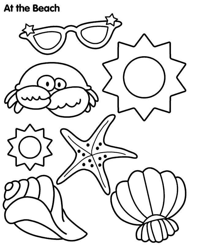 Beach Coloring Pages FREE Printable 37