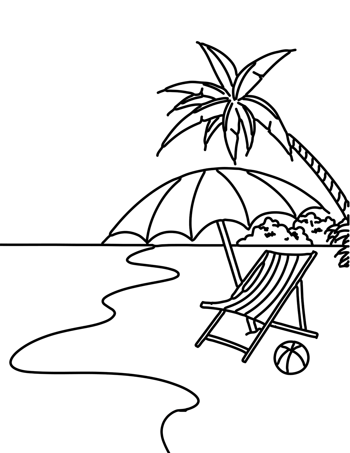 Beach Coloring Pages FREE Printable 42