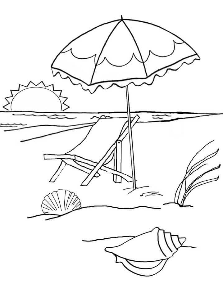 Beach Coloring Pages FREE Printable 44