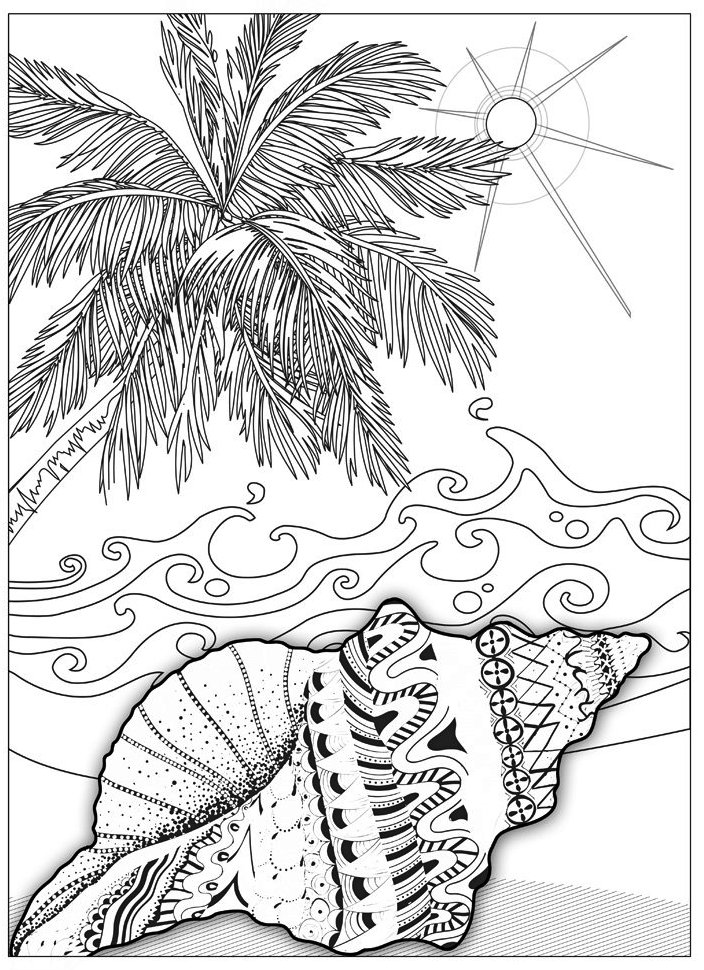 Beach Coloring Pages FREE Printable 55