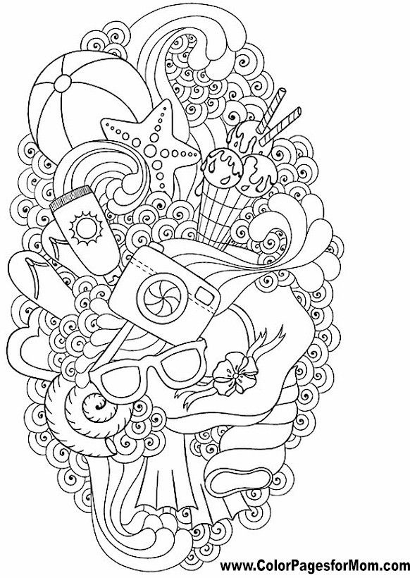 Beach Coloring Pages FREE Printable 88