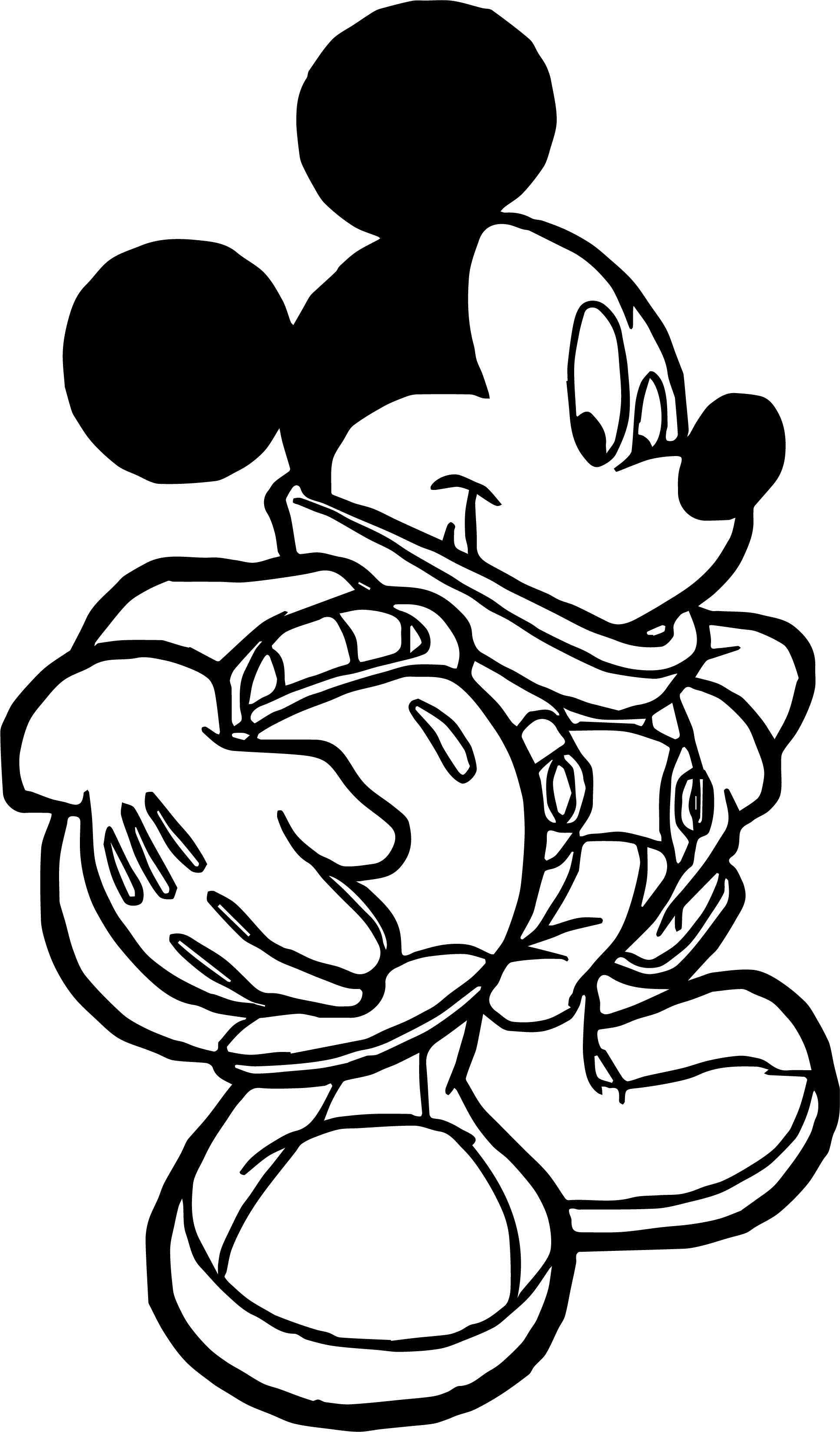 Cool Mickey Mouse Coloring Pages Printables 1