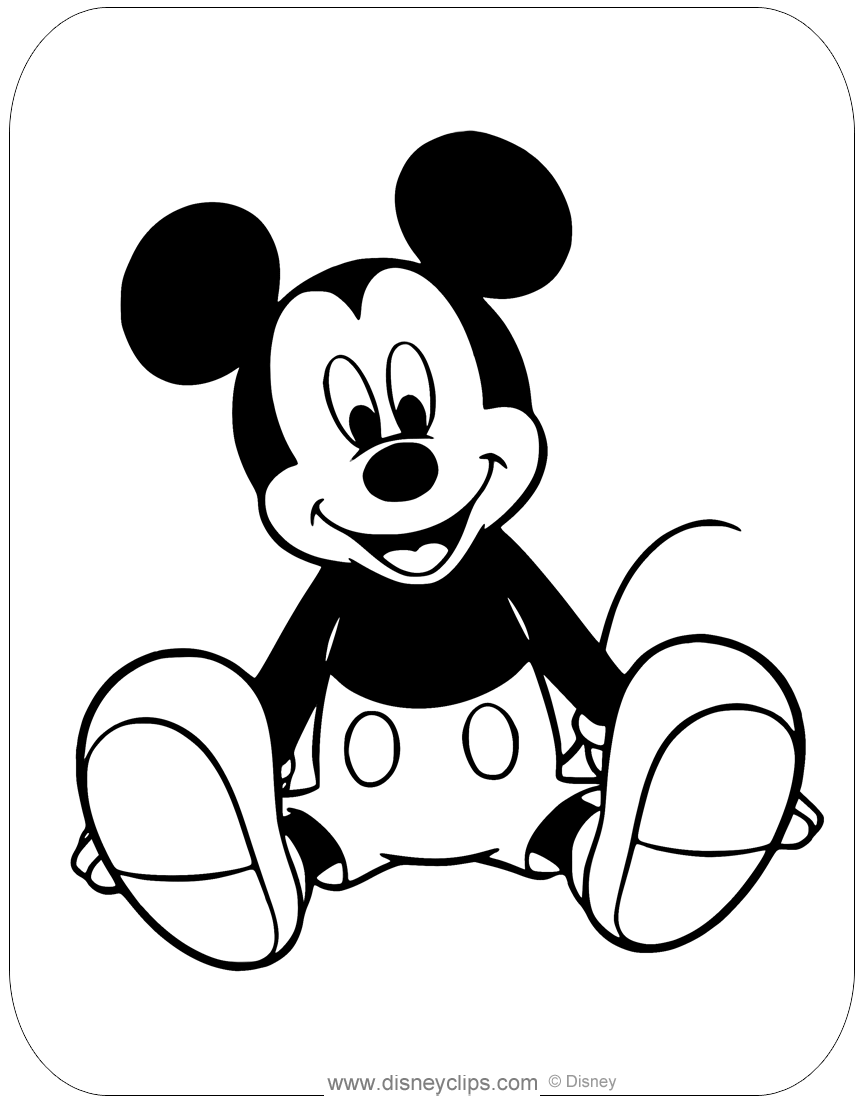 Cool Mickey Mouse Coloring Pages Printables 19