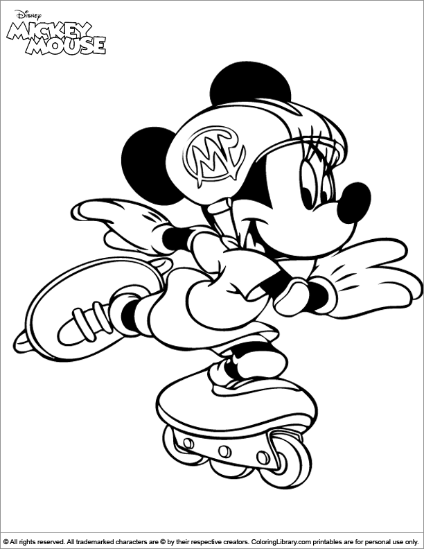 Cool Mickey Mouse Coloring Pages Printables 24