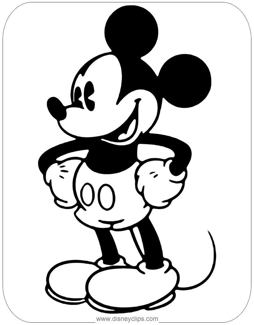 Cool Mickey Mouse Coloring Pages Printables 25