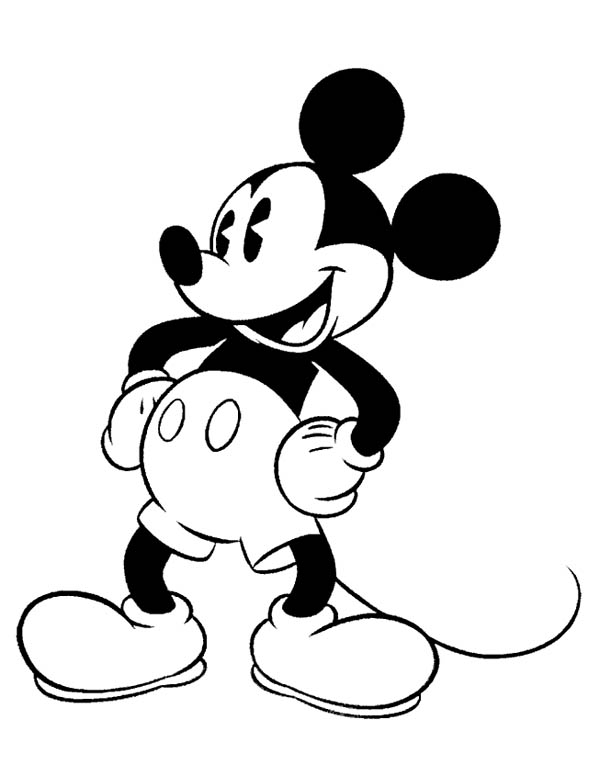 Cool Mickey Mouse Coloring Pages Printables 26