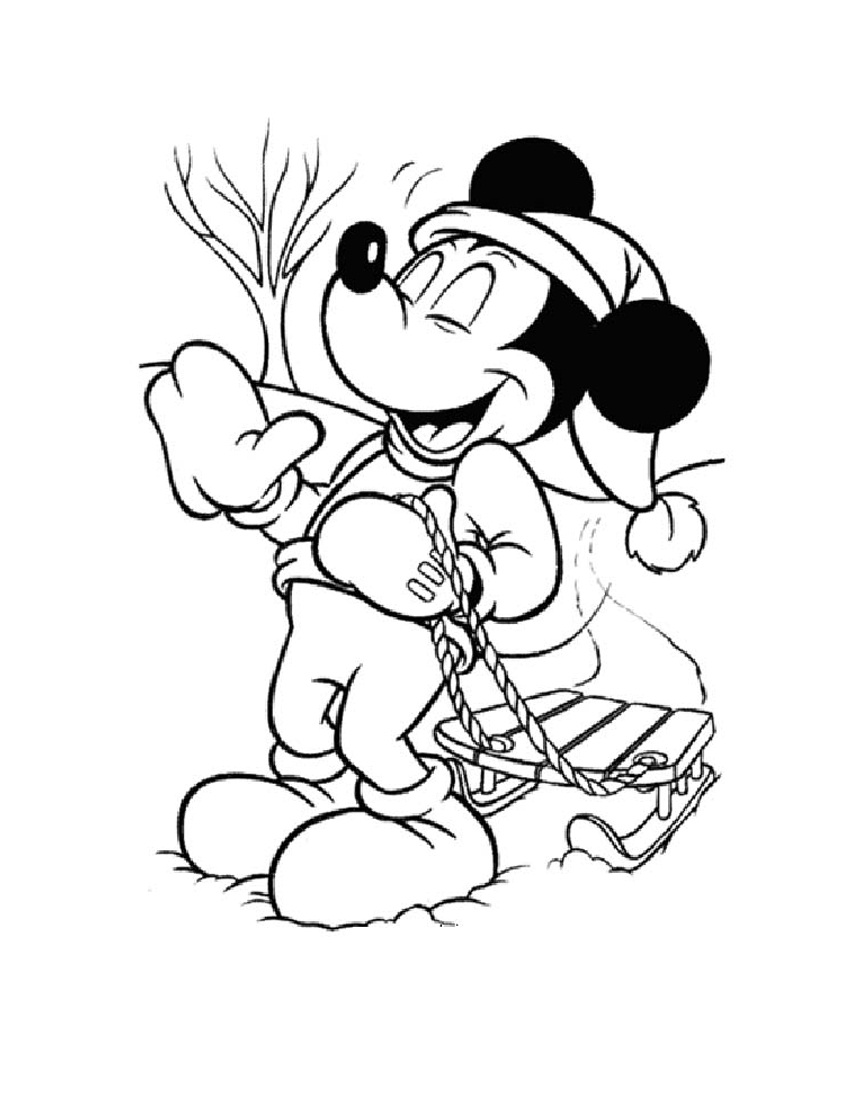 Cool Mickey Mouse Coloring Pages Printables 3