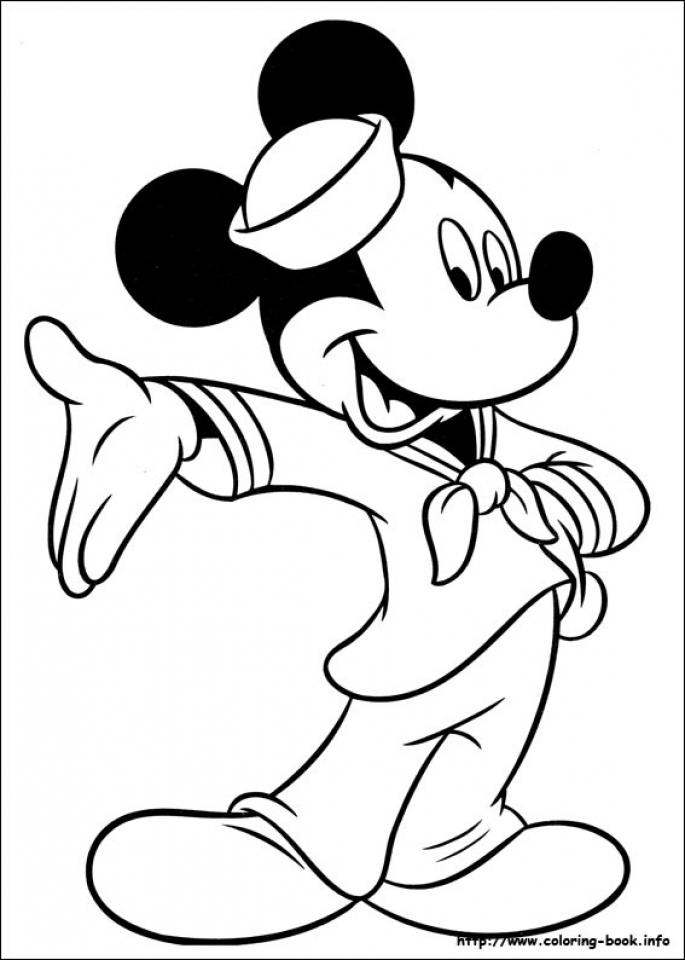 Cool Mickey Mouse Coloring Pages Printables 30