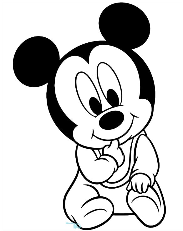 Cool Mickey Mouse Coloring Pages Printables 4