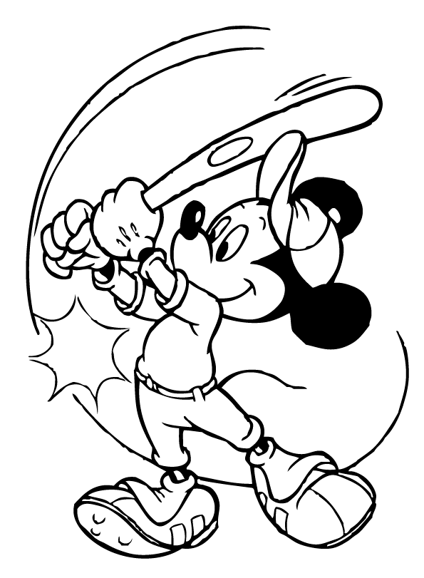 Cool Mickey Mouse Coloring Pages Printables 40