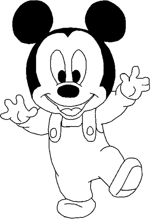 Cool Mickey Mouse Coloring Pages Printables 49