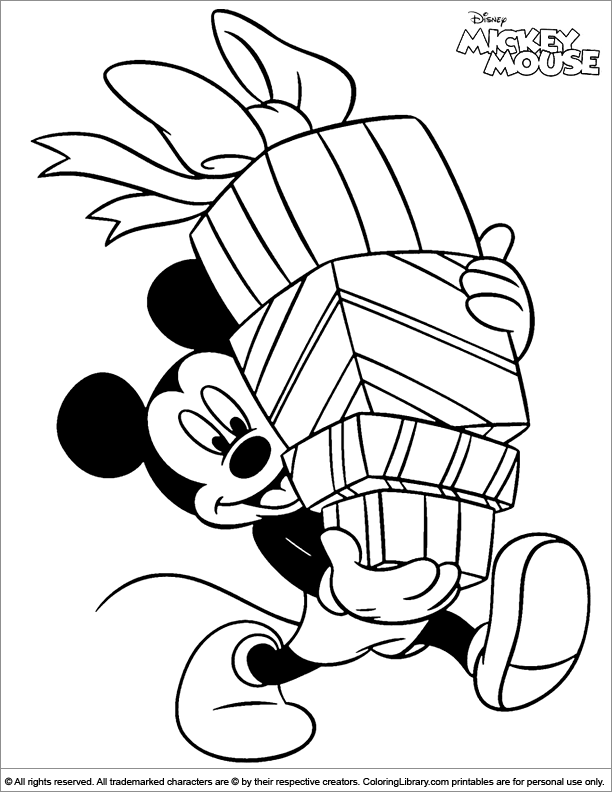 Cool Mickey Mouse Coloring Pages Printables 50