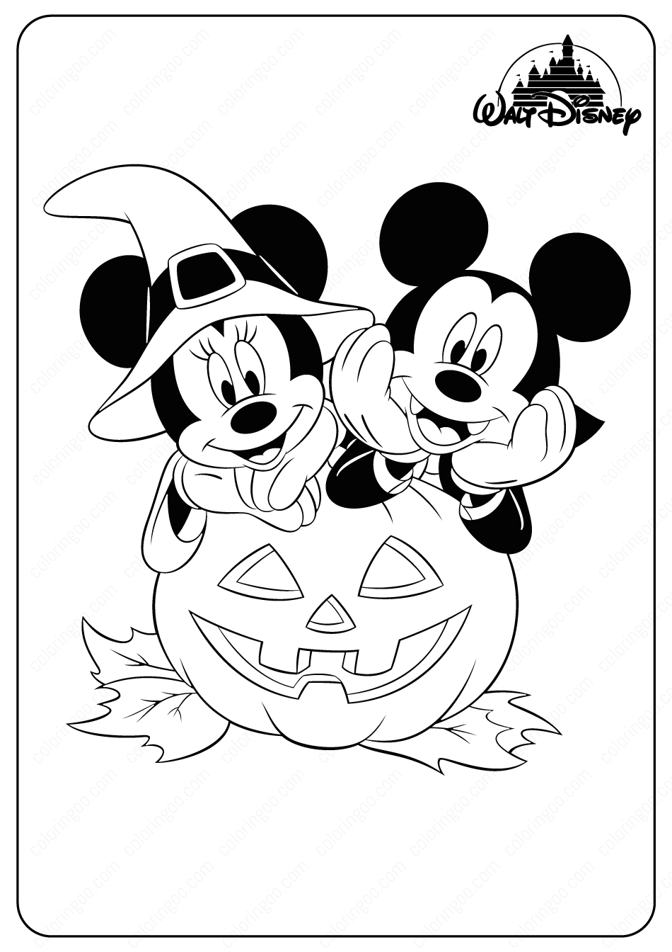 Cool Mickey Mouse Coloring Pages Printables 53