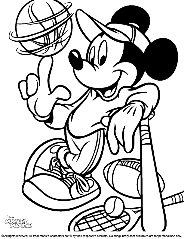 Cool Mickey Mouse Coloring Pages Printables 57
