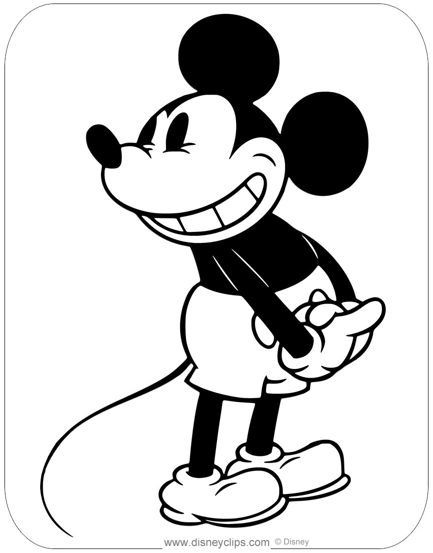 Cool Mickey Mouse Coloring Pages Printables 60