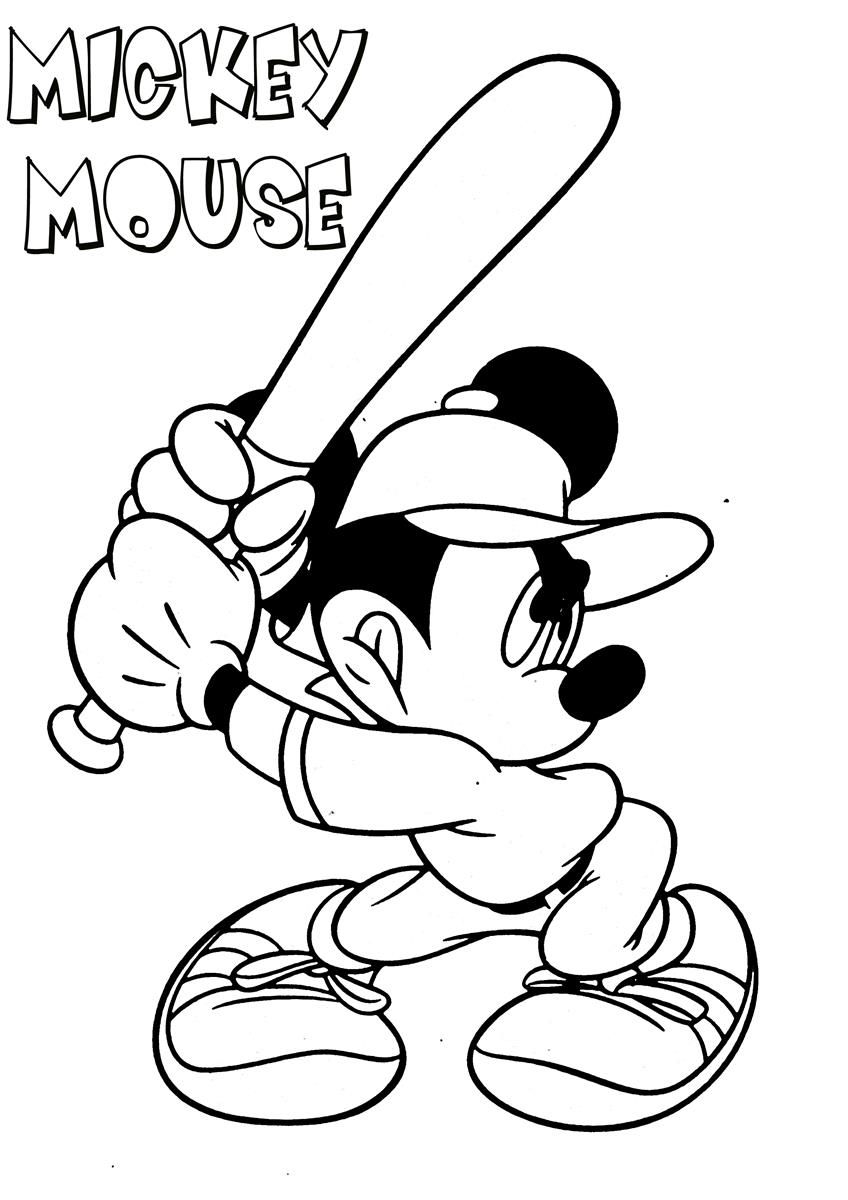 Cool Mickey Mouse Coloring Pages Printables 67