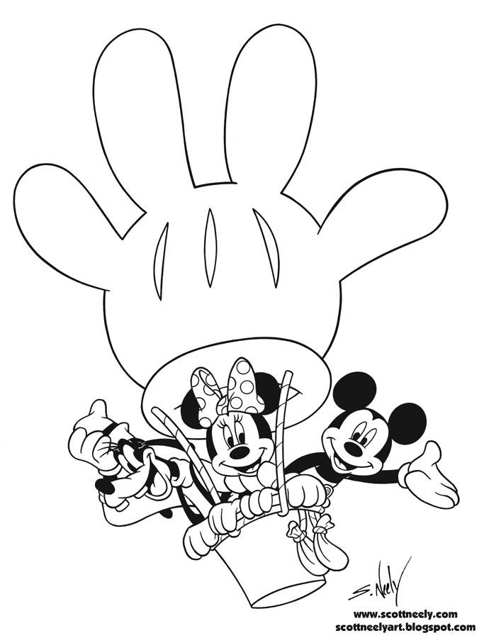 Cool Mickey Mouse Coloring Pages Printables 68