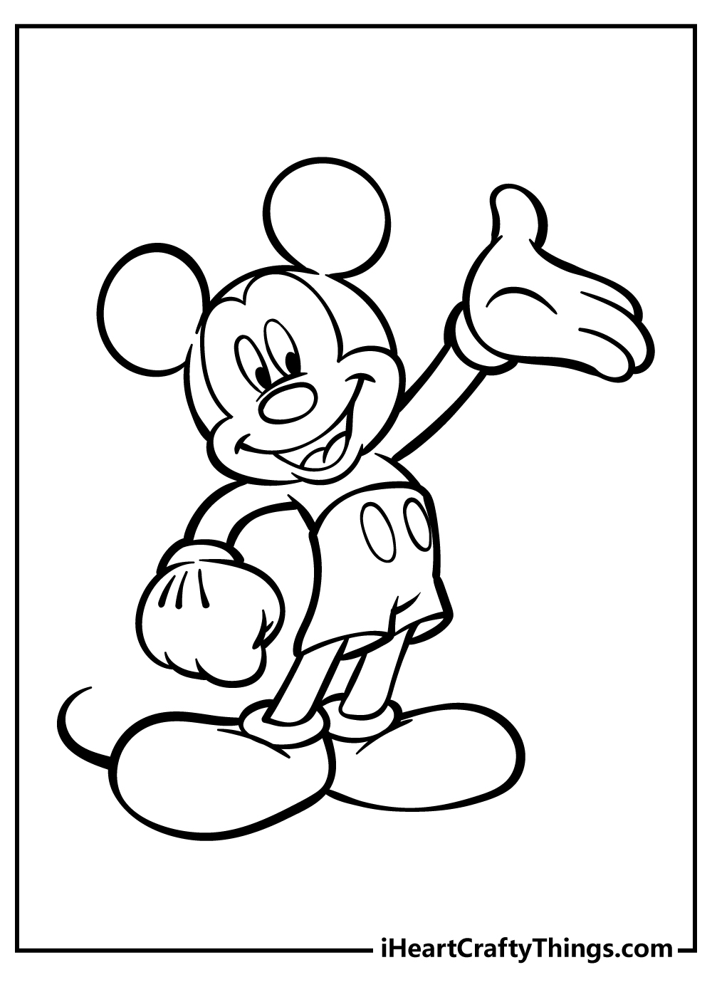 Cool Mickey Mouse Coloring Pages Printables 70