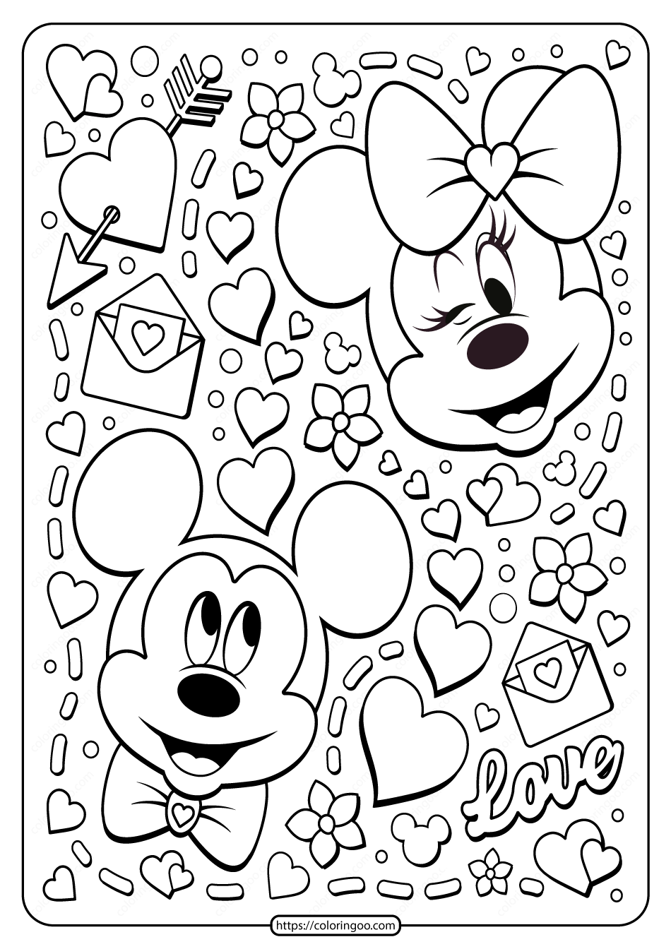 Cool Mickey Mouse Coloring Pages Printables 72