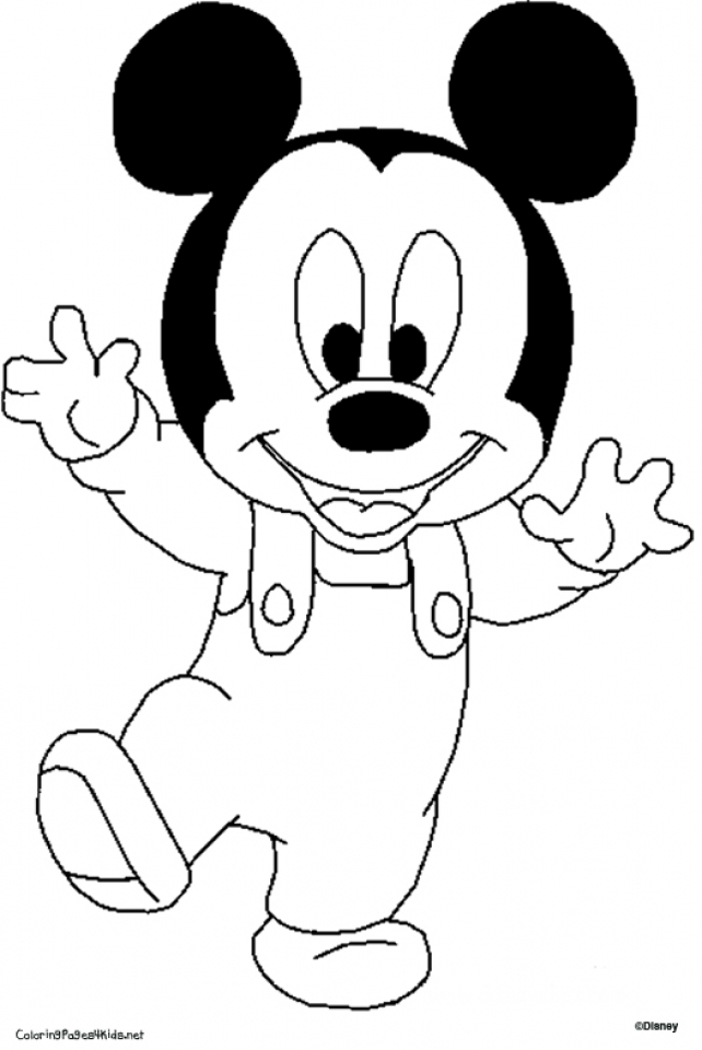 Cool Mickey Mouse Coloring Pages Printables 73