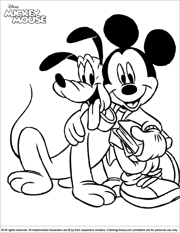Cool Mickey Mouse Coloring Pages Printables 74