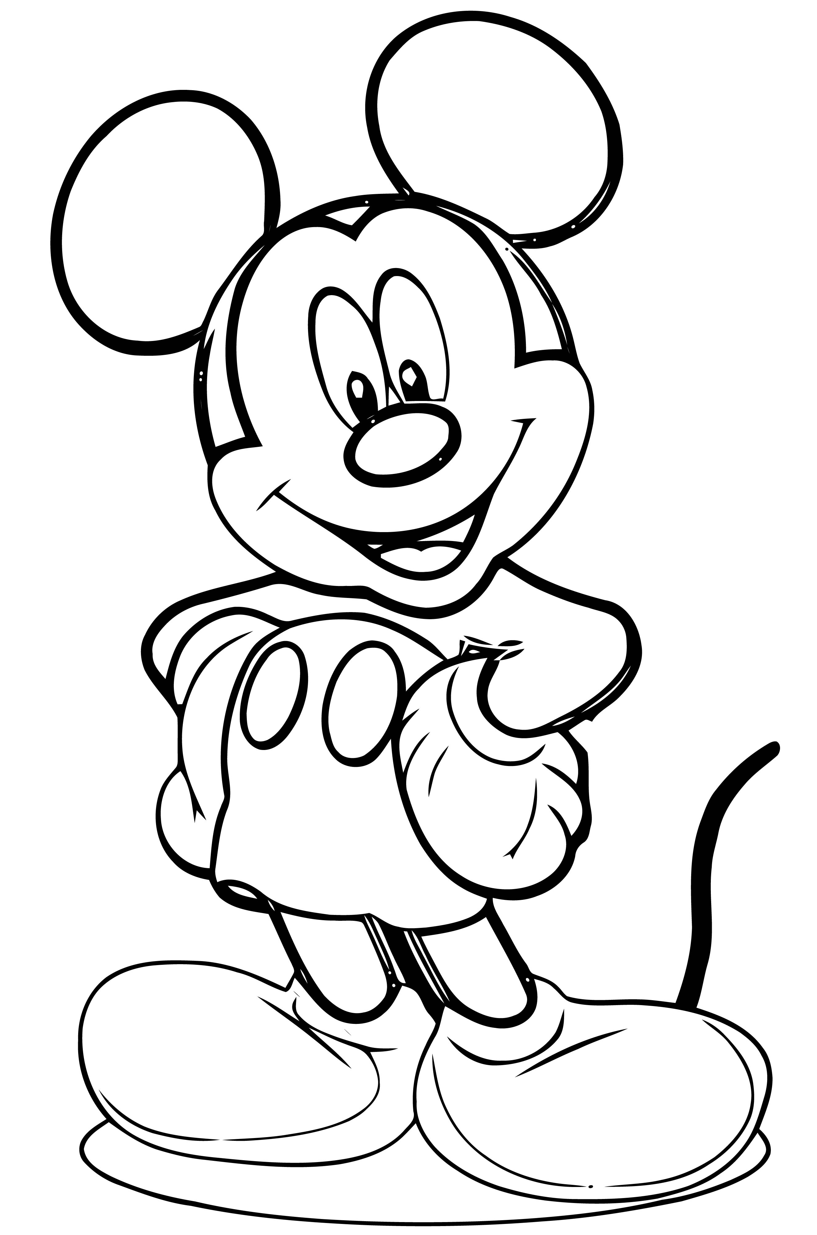 Cool Mickey Mouse Coloring Pages Printables 77