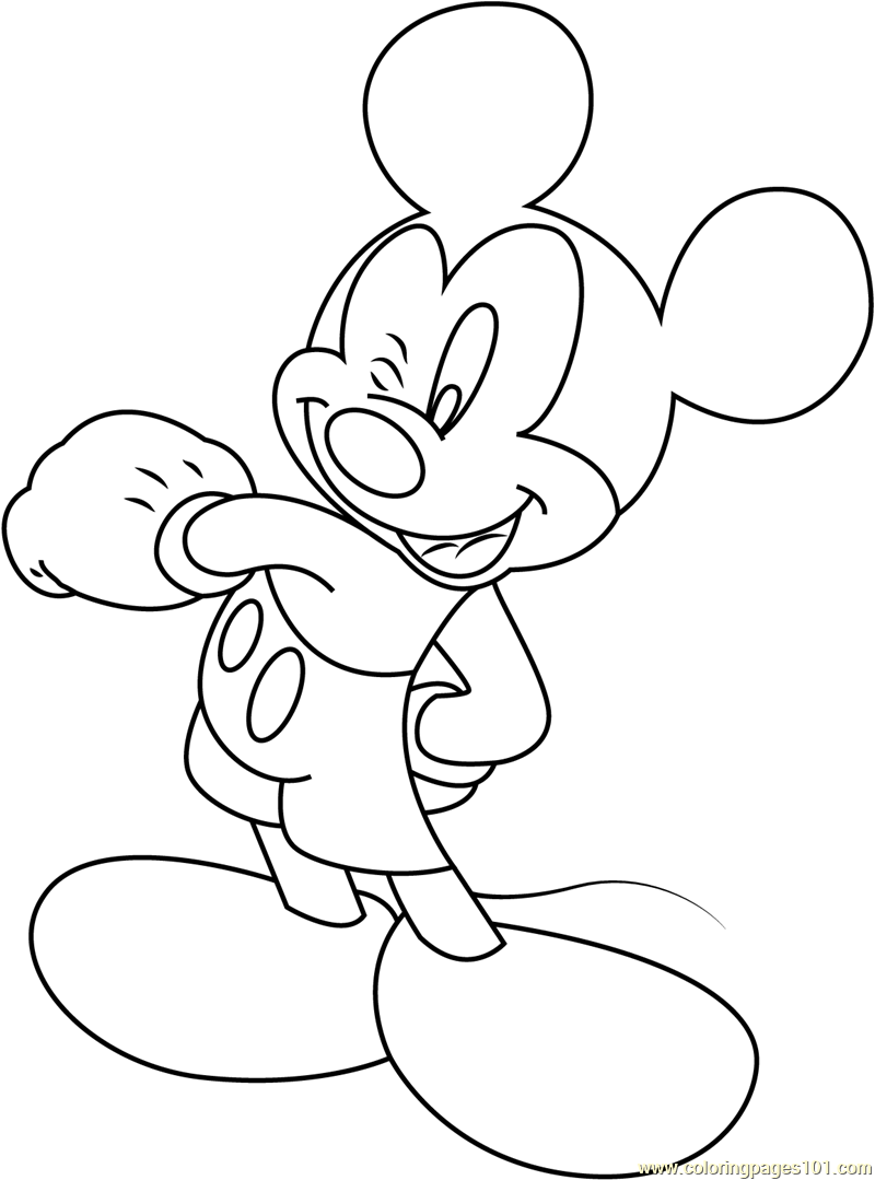 Cool Mickey Mouse Coloring Pages Printables 82